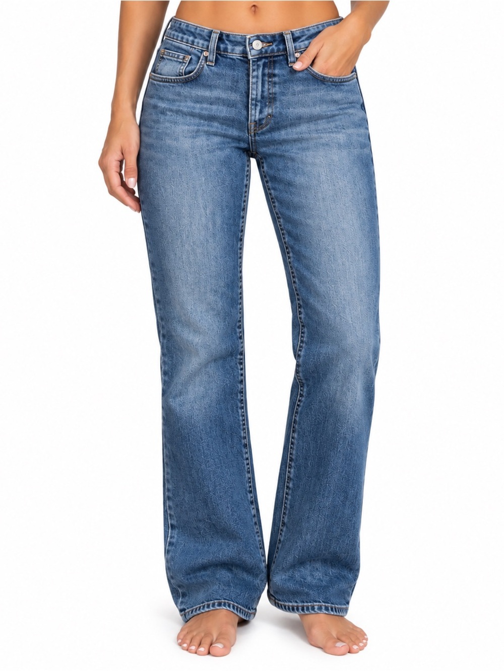 We The Free Women’s Blue Bootcut Jeans-27
